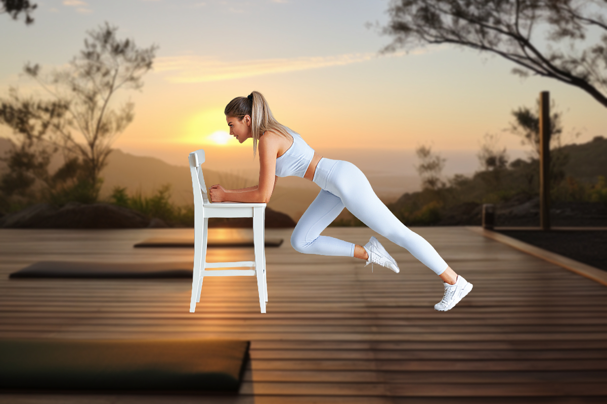 yoga sur chaise