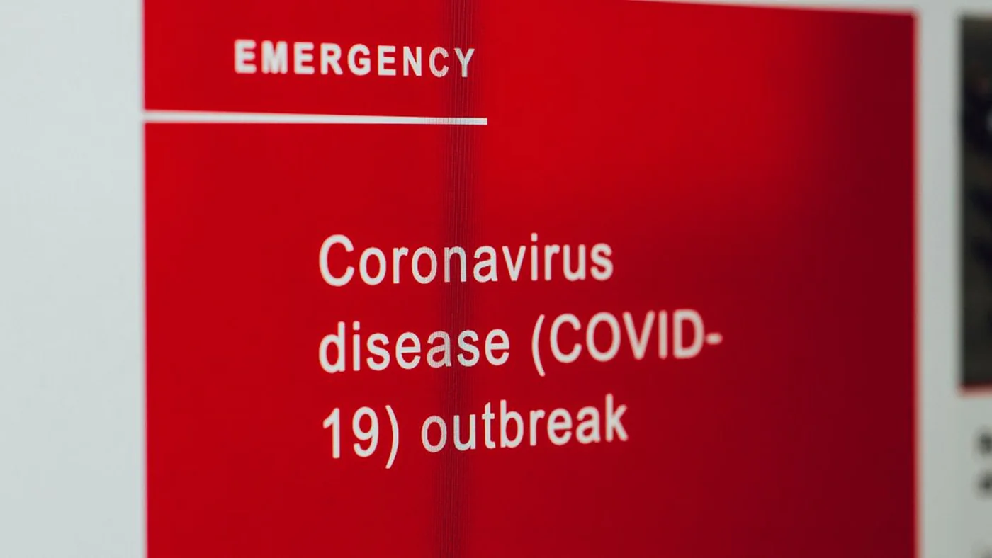 Message de prévention santé sur écran