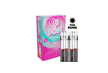 Boite de recharges de pods Oh My Pod et deux pods, gamme de cigarette electronique OMP